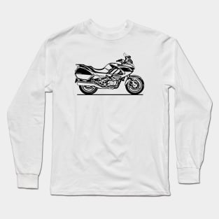 NT700V Motorcycle Sketch Art Long Sleeve T-Shirt